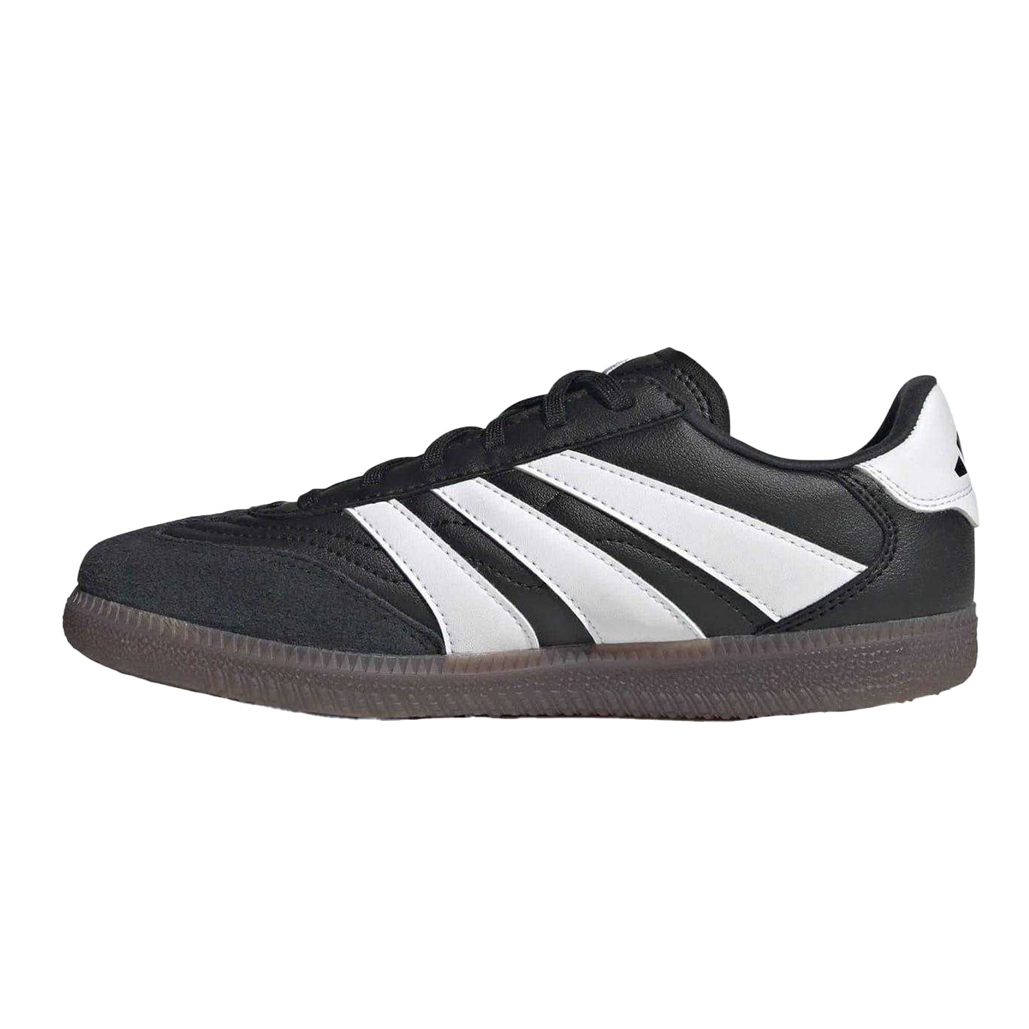 Black - Side - Adidas Unisex Adult Predator Freestyle Stripes Trainers