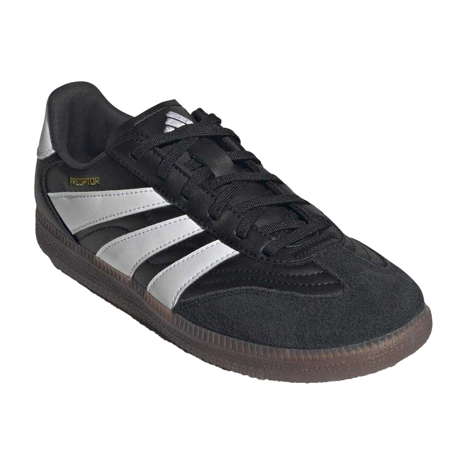 Black - Pack Shot - Adidas Unisex Adult Predator Freestyle Stripes Trainers