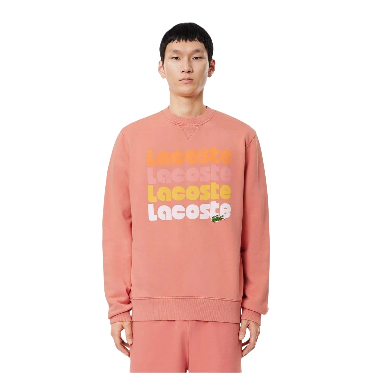 Sierra - Front - Lacoste Mens Print Sweatshirt