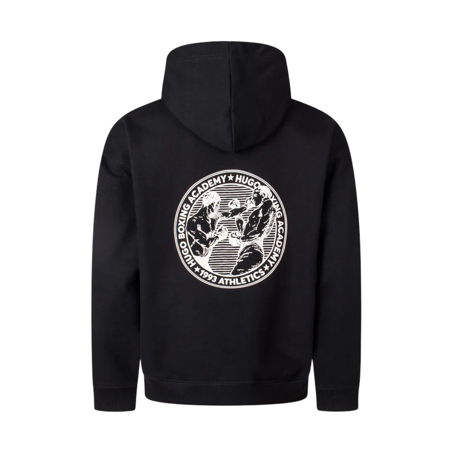 Black - Back - Hugo Unisex Adult Graphic Print Sweatshirt