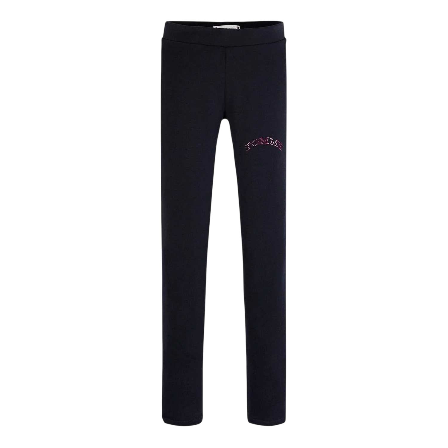 Desert Sky - Front - Tommy Hilfiger Girls Foil Logo Leggings
