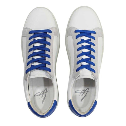 Blue-Grey - Lifestyle - Loyalti Mens Castro Leather Trainers