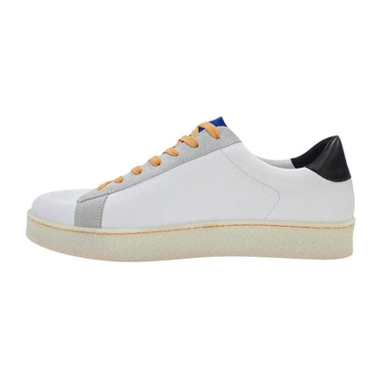 Blue-Orange - Side - Loyalti Mens Castro Leather Trainers