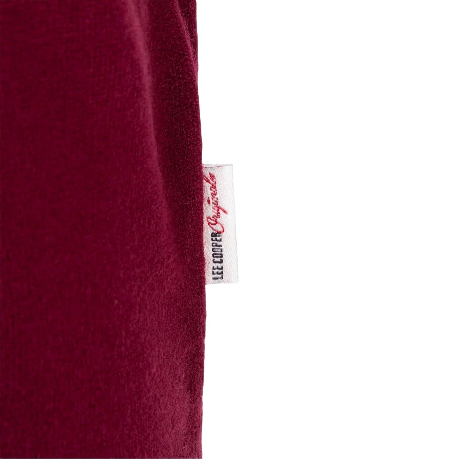 Burgundy - Lifestyle - Lee Cooper Mens Crew Neck Long-Sleeved Jumper