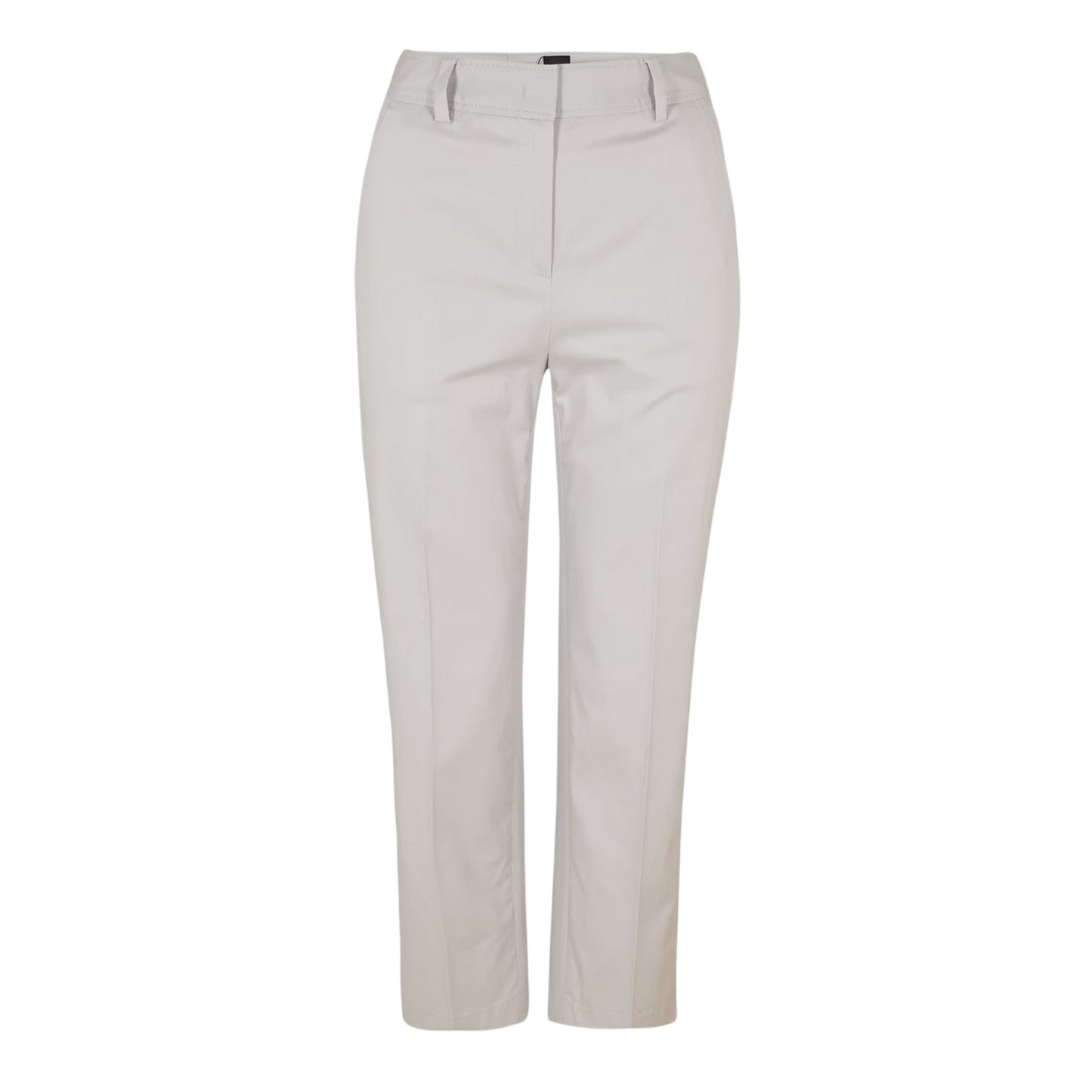 Silver - Front - Boss Womens-Ladies Tecarino Straight Leg Trousers