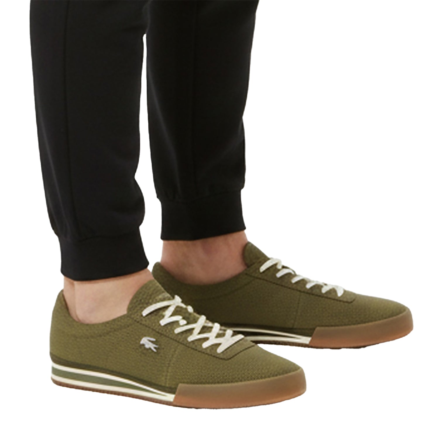 Natural - Lifestyle - Lacoste Mens Aura Leather Trainers