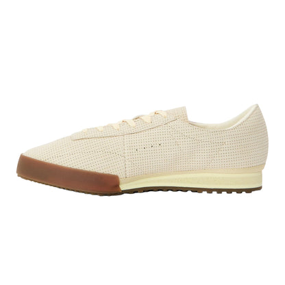 Off White - Back - Lacoste Mens Aura Leather Trainers