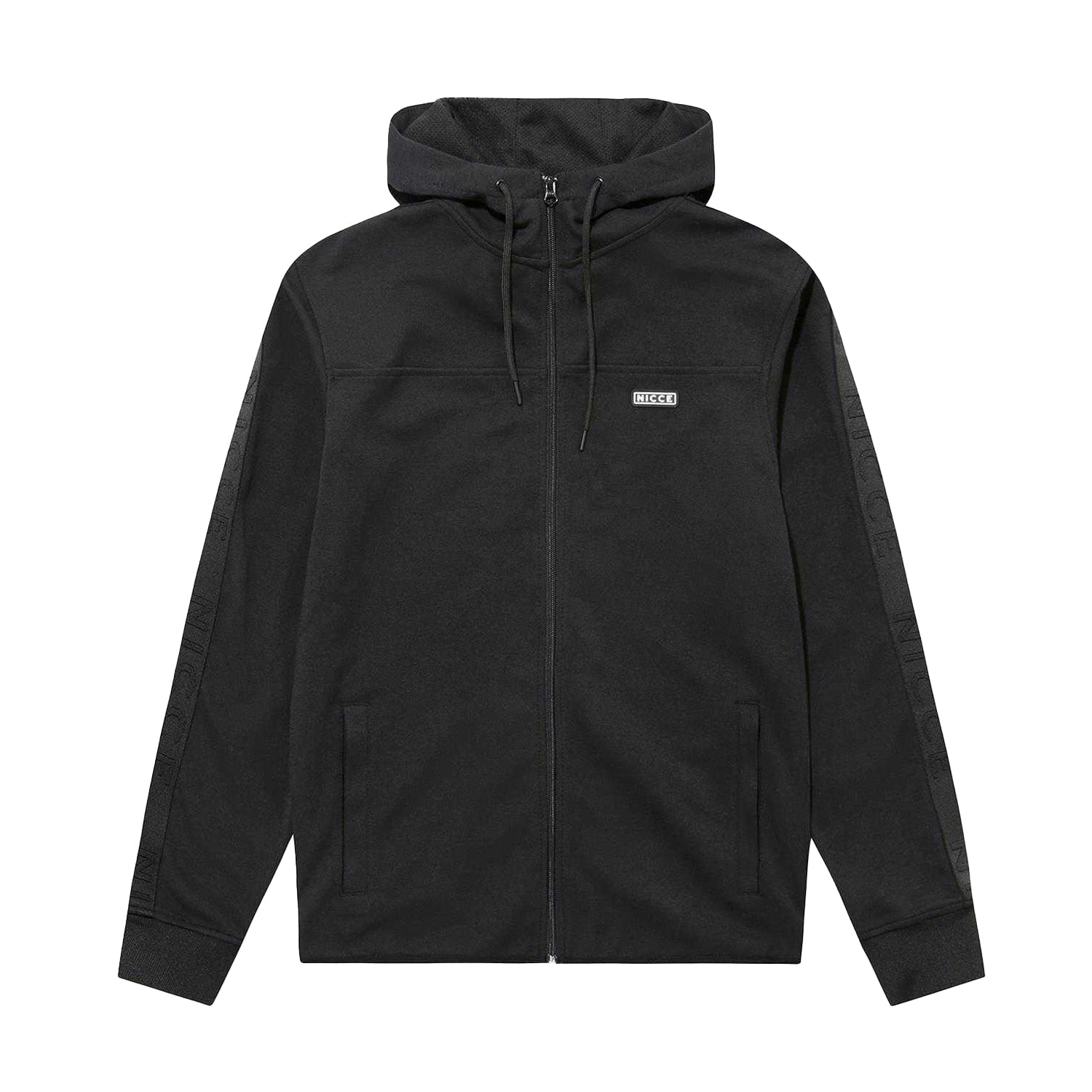 Black - Front - Nicce Mens Panther Track Top