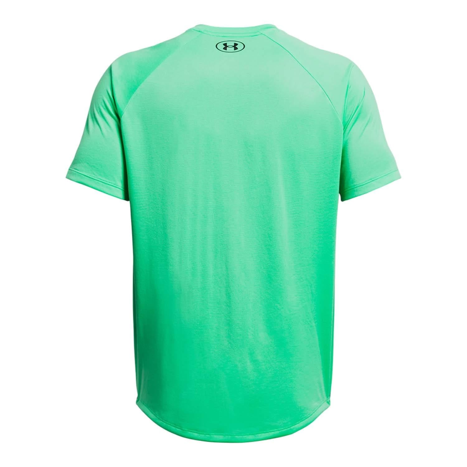 Green - Back - Under Armour Mens Tech Fade Short-Sleeved T-Shirt