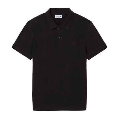 Brown - Front - Lacoste Mens Stripe Polo Shirt
