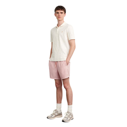 Ecru - Back - Farah Mens Horace Polo Shirt