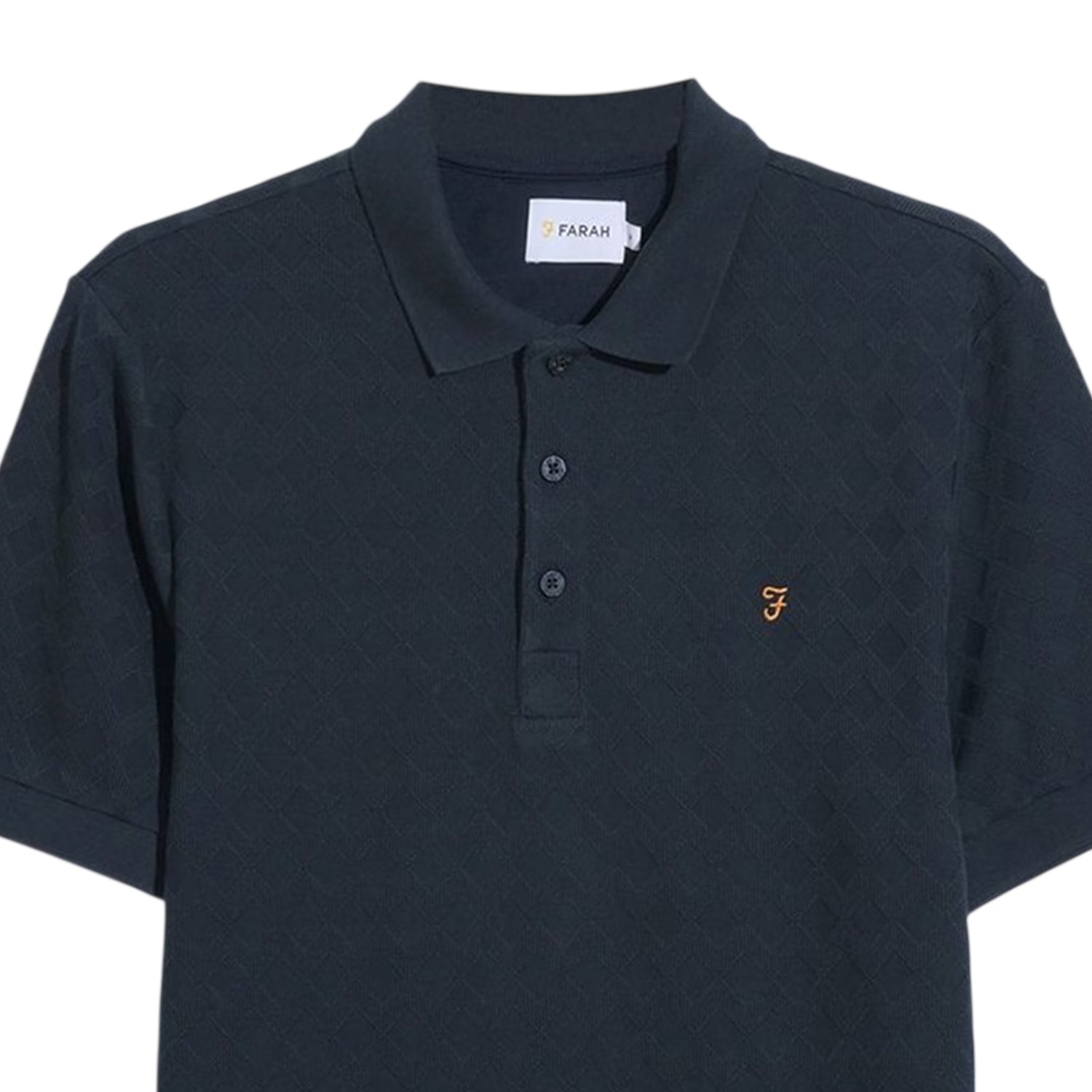 Navy Blue - Back - Farah Mens Horace Polo Shirt