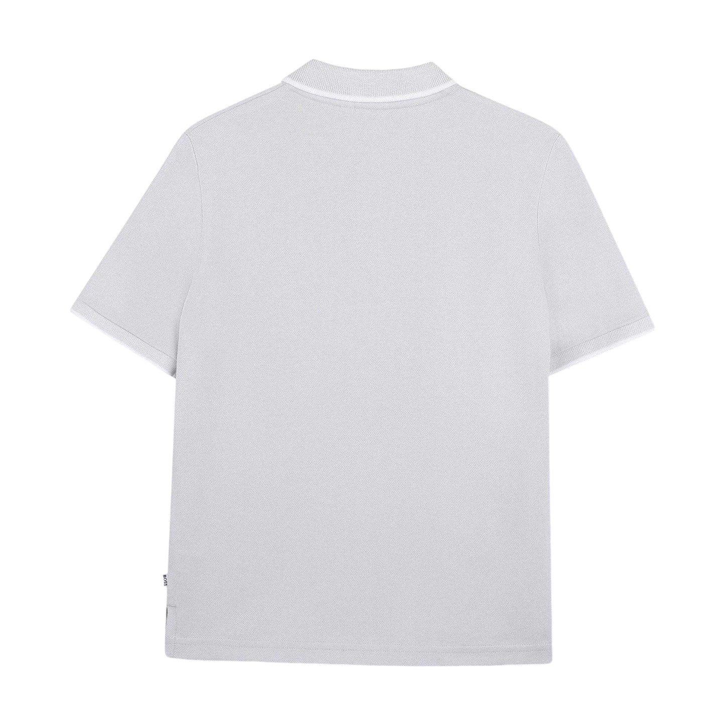 Pale Blue - Back - Boss Boys Logo Polo Shirt