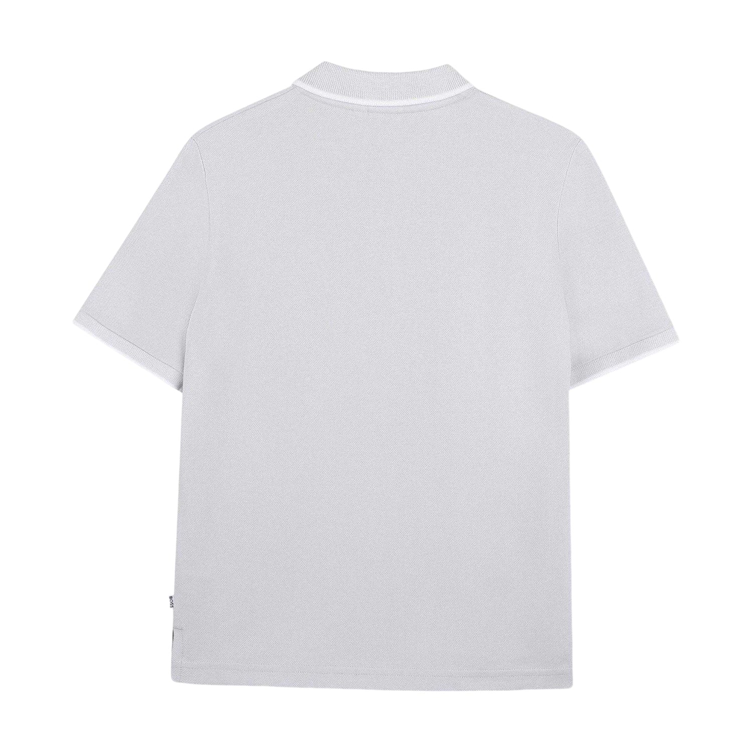 Pale Blue - Back - Boss Boys Logo Polo Shirt