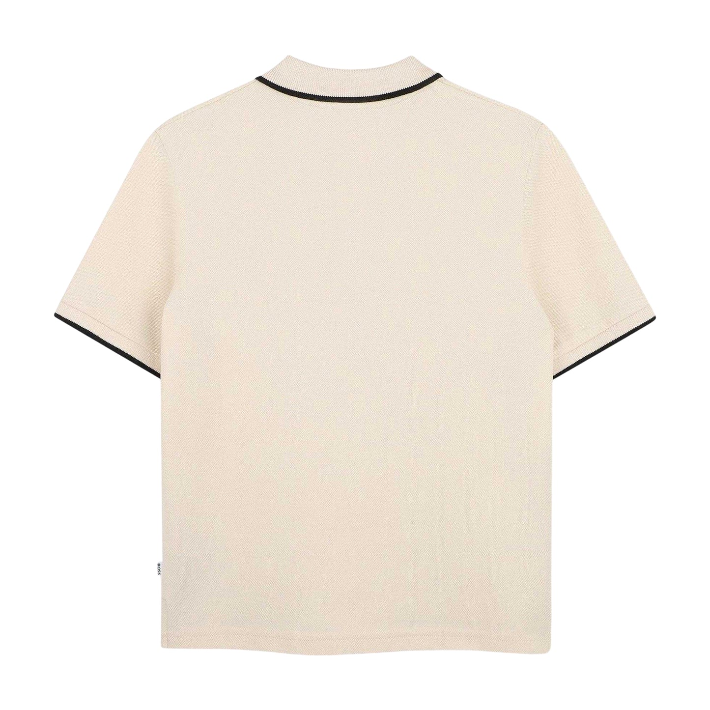 Sand - Back - Boss Boys Logo Polo Shirt