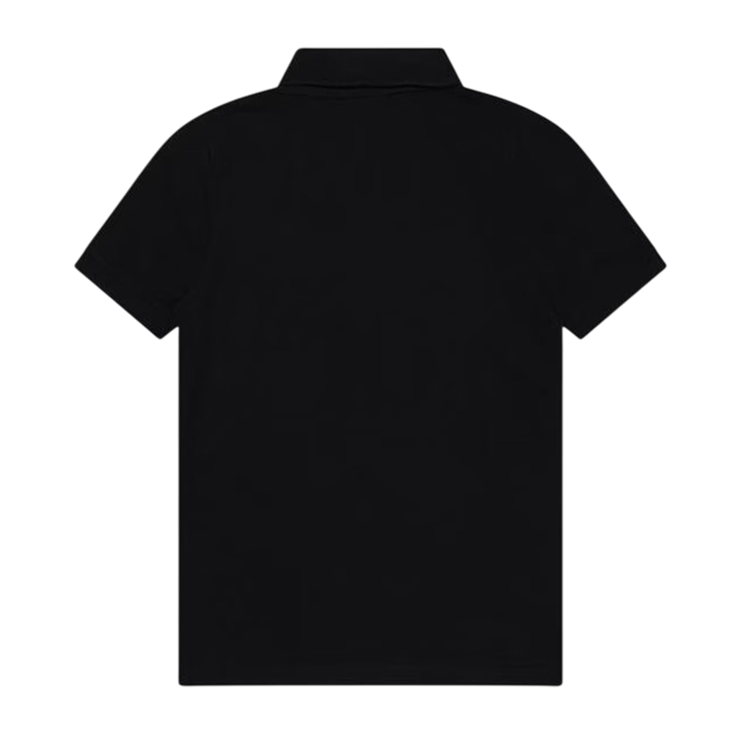 Jet Black - Back - Lyle & Scott Childrens-Kids Small Logo Polo Shirt