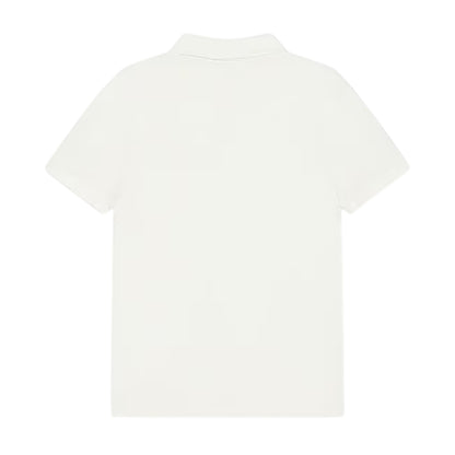 White - Back - Lyle & Scott Childrens-Kids Small Logo Polo Shirt