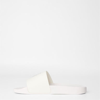 White-Navy-Off White-Navy - Back - Ralph Lauren Womens-Ladies Polo TPU Slides