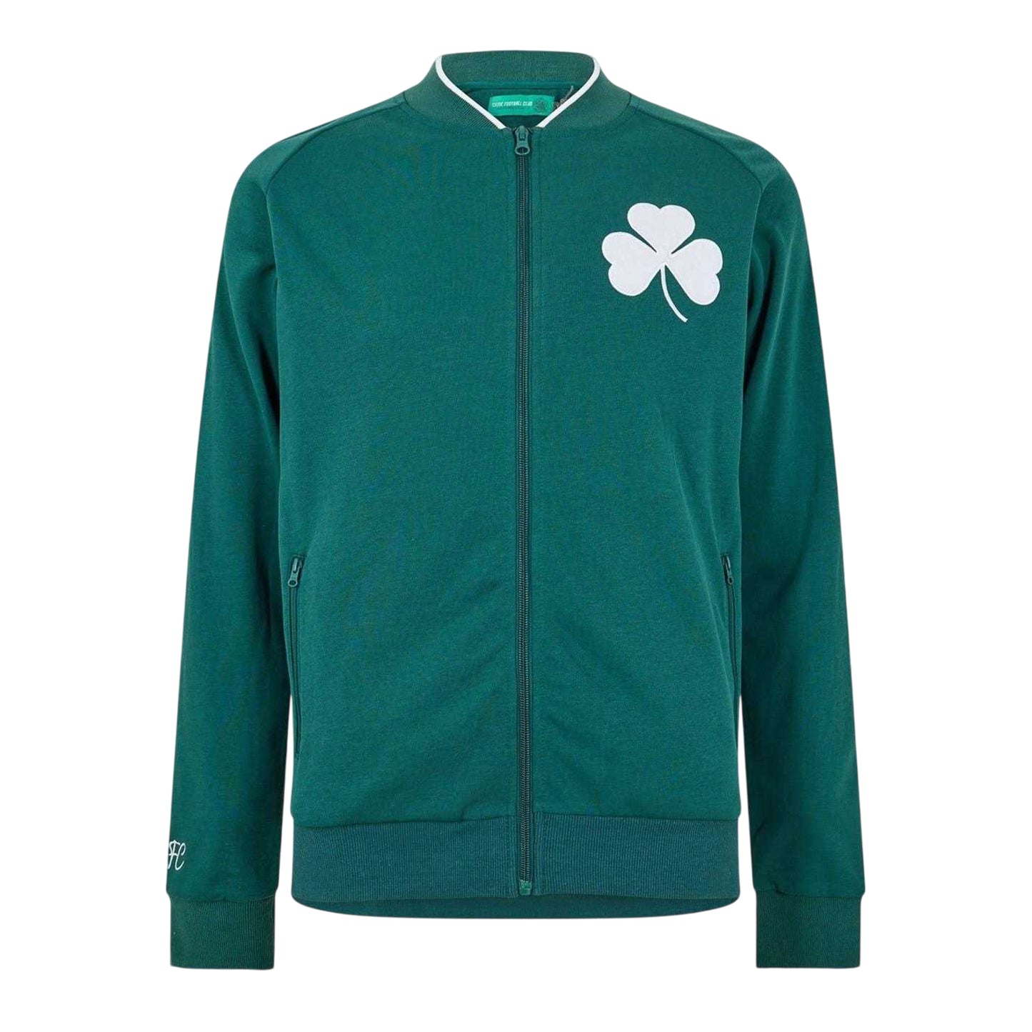 Green-White - Front - Celtic FC Mens 1925 Retro Track Jacket