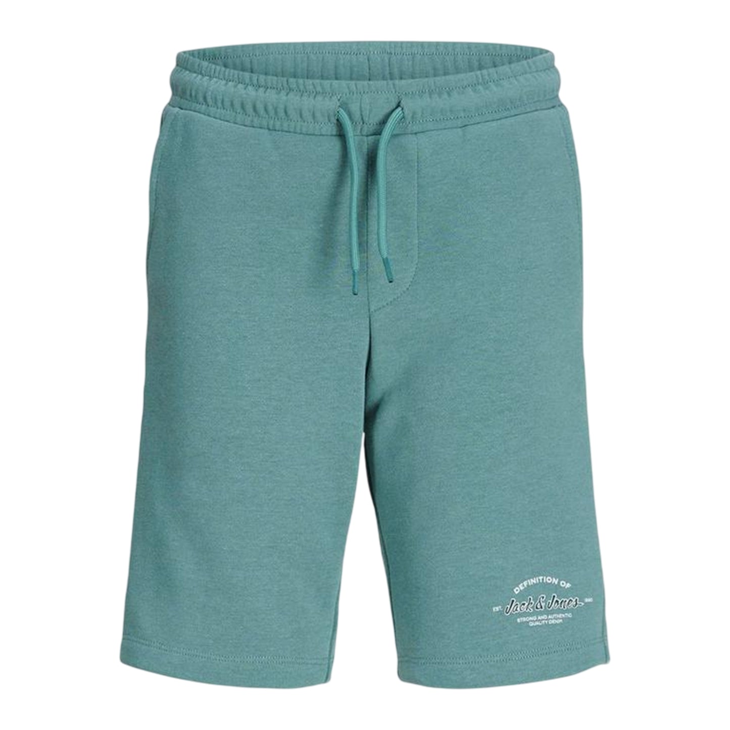 Navy-Mineral - Back - Jack And Jones Boys Fleece Shorts (Pack of 2)