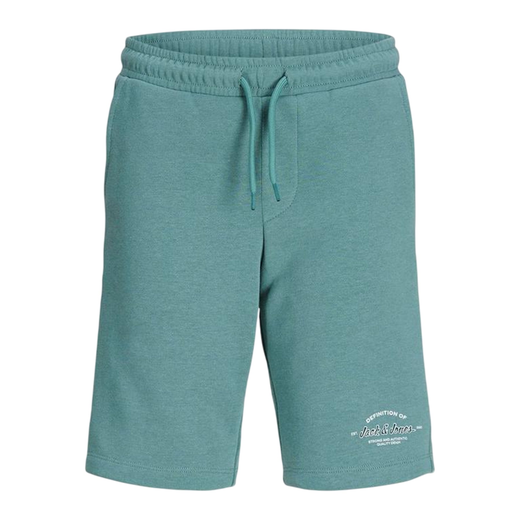 Navy-Mineral - Back - Jack And Jones Boys Fleece Shorts (Pack of 2)