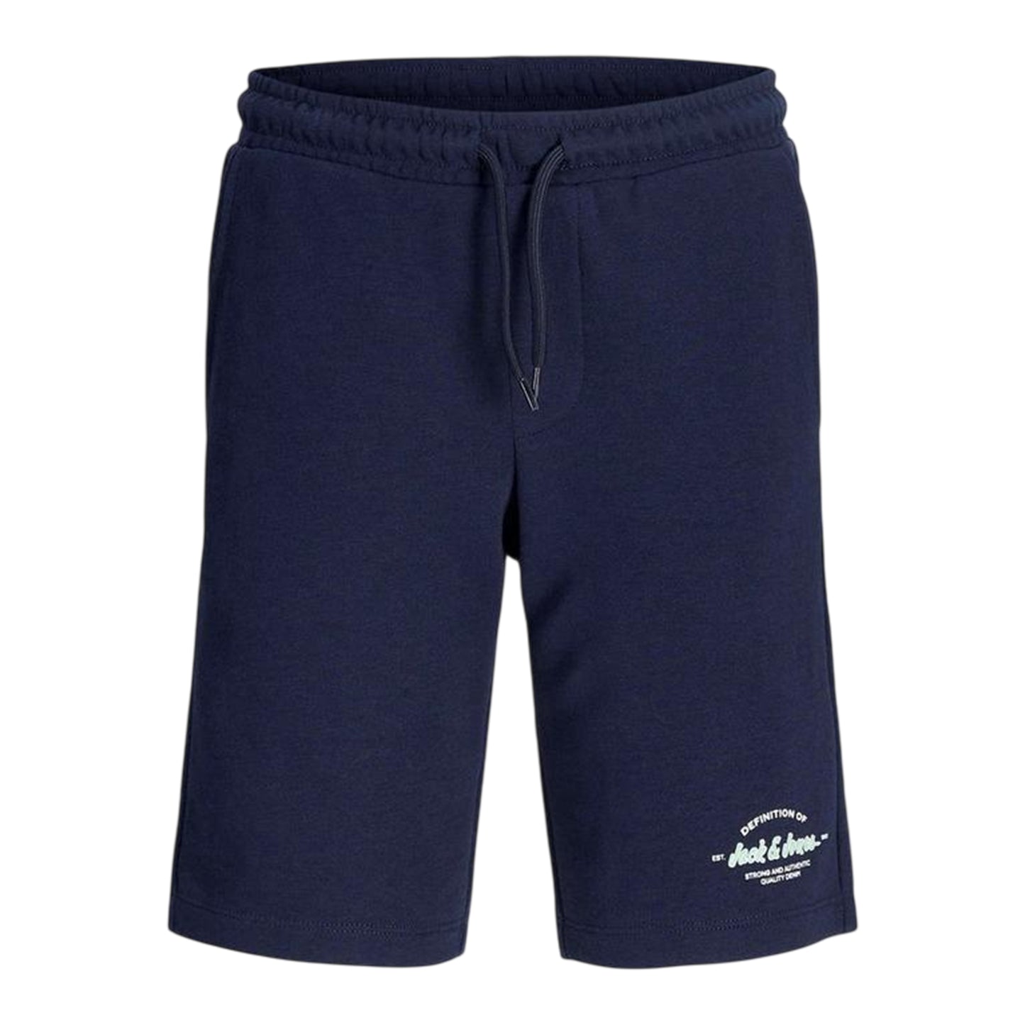 Navy-Mineral - Side - Jack And Jones Boys Fleece Shorts (Pack of 2)