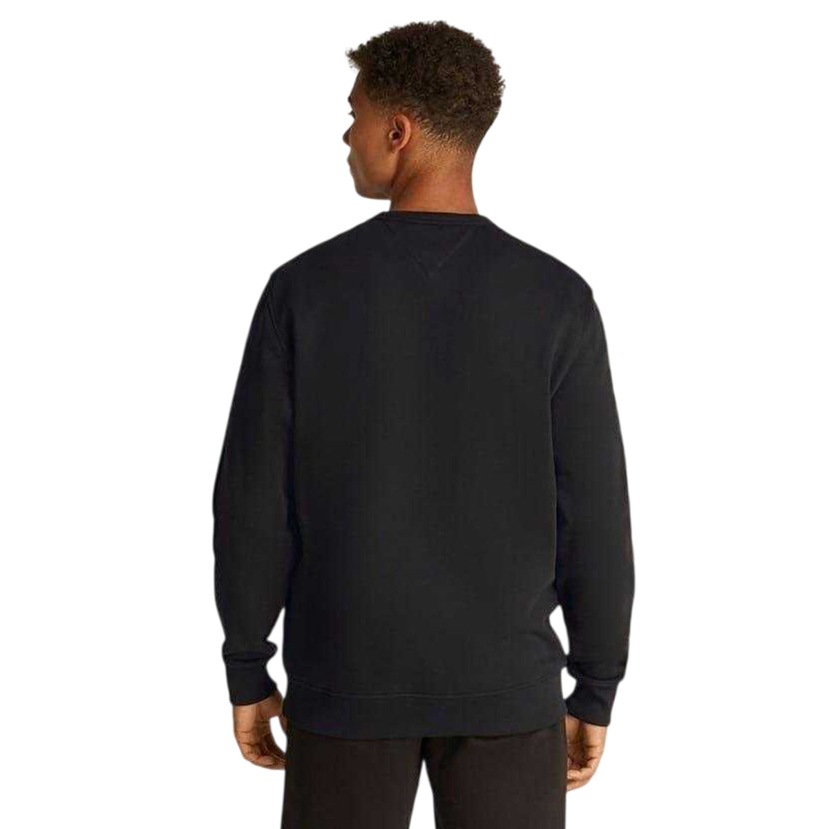 Black - Back - Tommy Jeans Mens Logo Sweatshirt