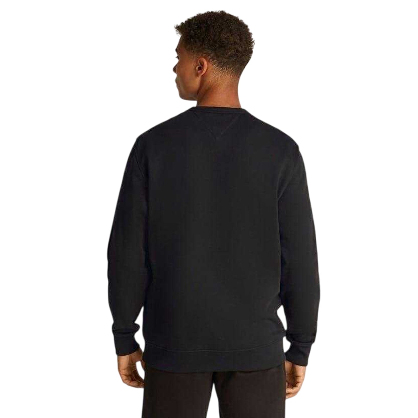 Black - Back - Tommy Jeans Mens Logo Sweatshirt