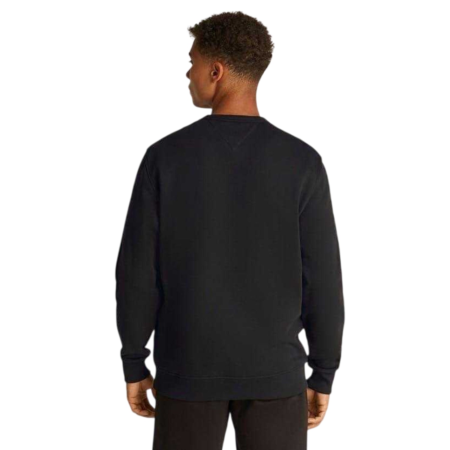 Black - Back - Tommy Jeans Mens Logo Sweatshirt