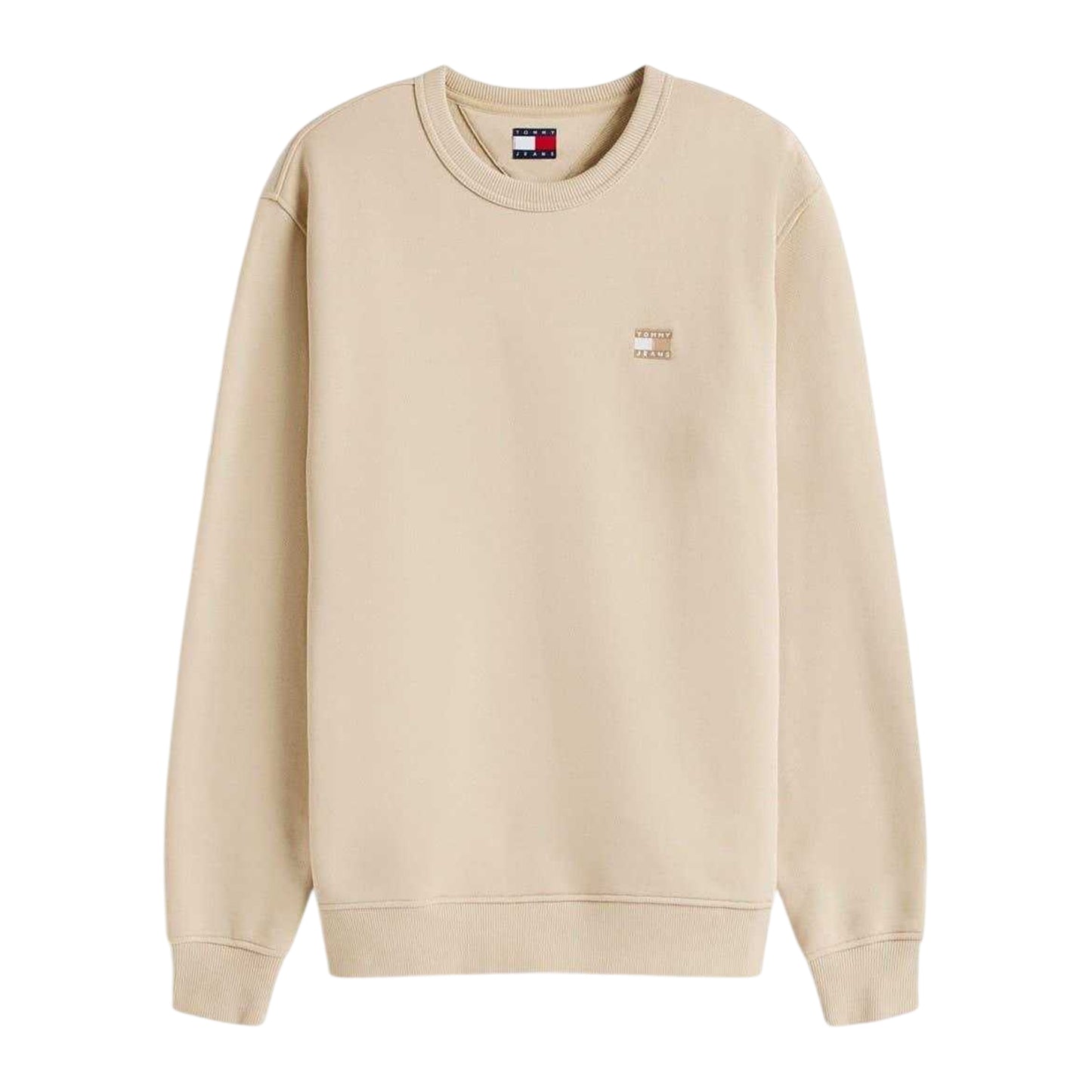 Tonal Grey - Front - Tommy Jeans Mens Logo Sweatshirt