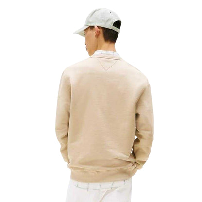 Tonal Grey - Back - Tommy Jeans Mens Logo Sweatshirt