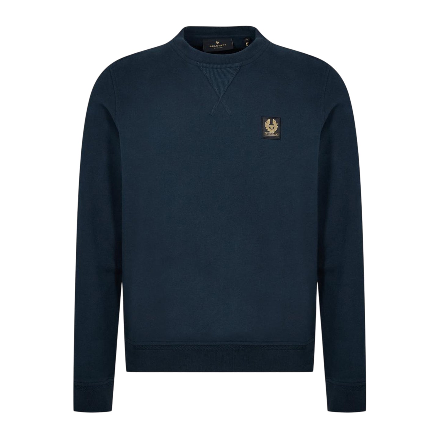 Ink - Front - Belstaff Mens Embroidered Logo Cotton Sweatshirt