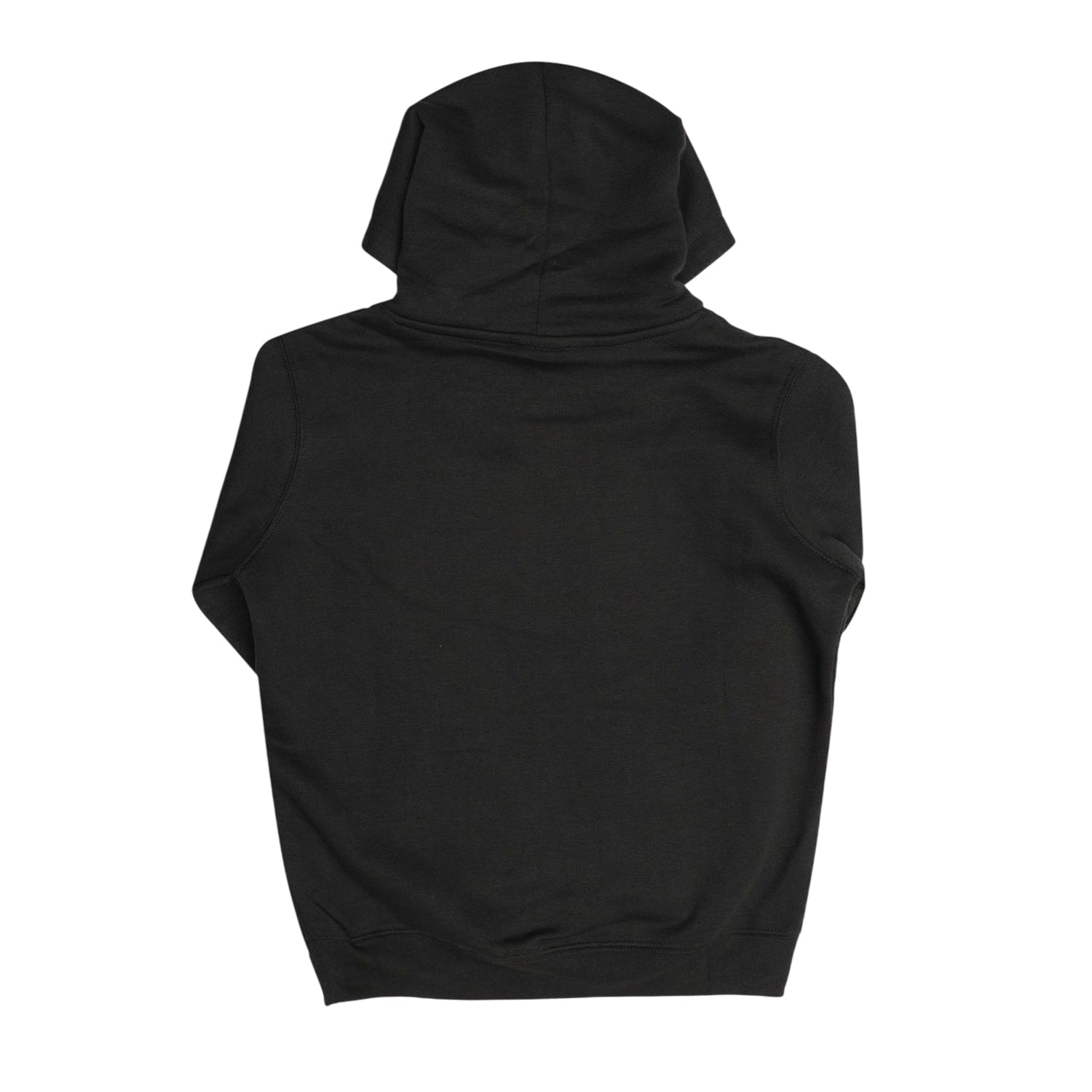 Black - Back - Hype Childrens-Kids Hooded Regular Long-Sleeved Sweatshirt
