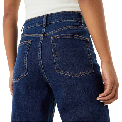 Dark Indigo - Side - Jack Wills Womens-Ladies Hollie High Rise Jeans