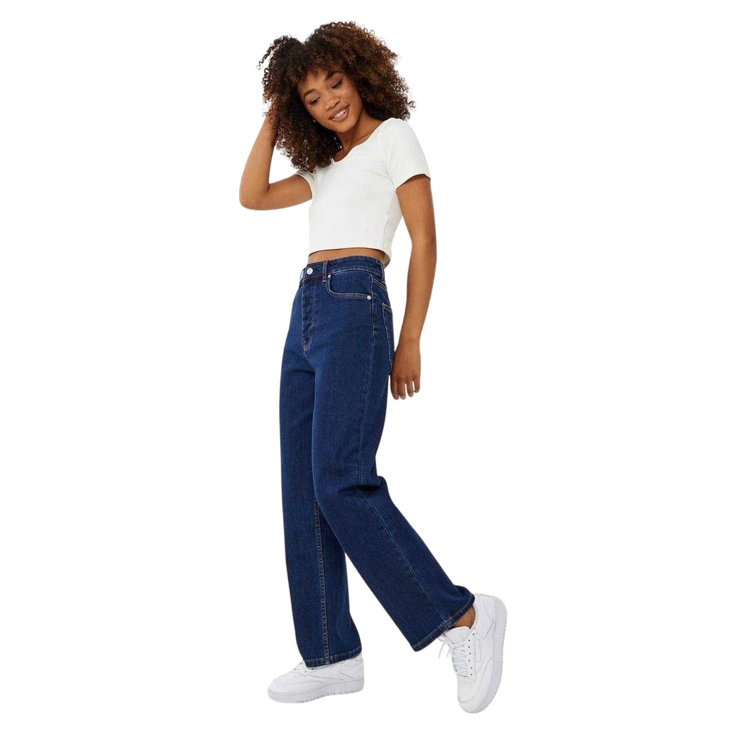 Dark Indigo - Lifestyle - Jack Wills Womens-Ladies Hollie High Rise Jeans