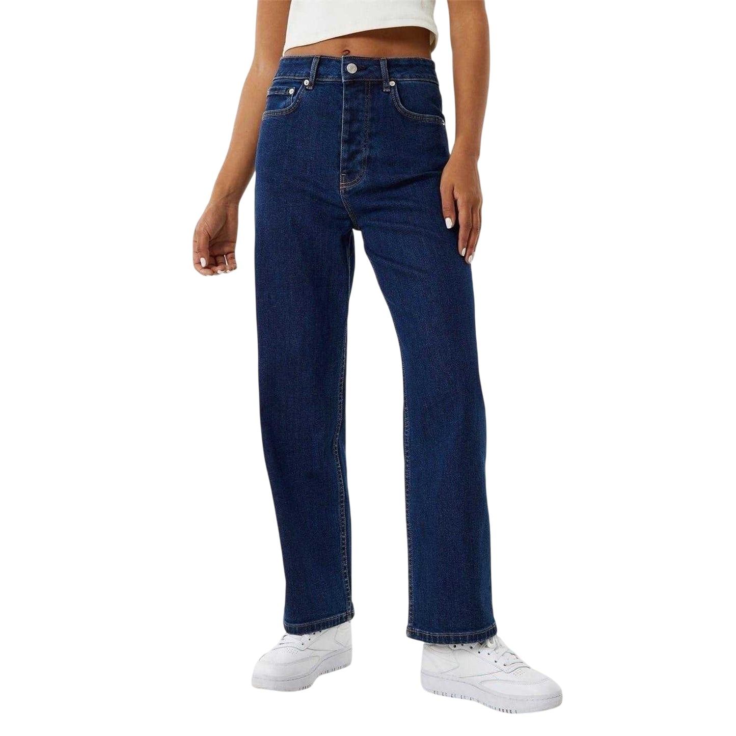 Dark Indigo - Front - Jack Wills Womens-Ladies Hollie High Rise Jeans