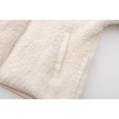 Cream - Pack Shot - Gelert Childrens-Kids Teddy Fleece Sweatshirt