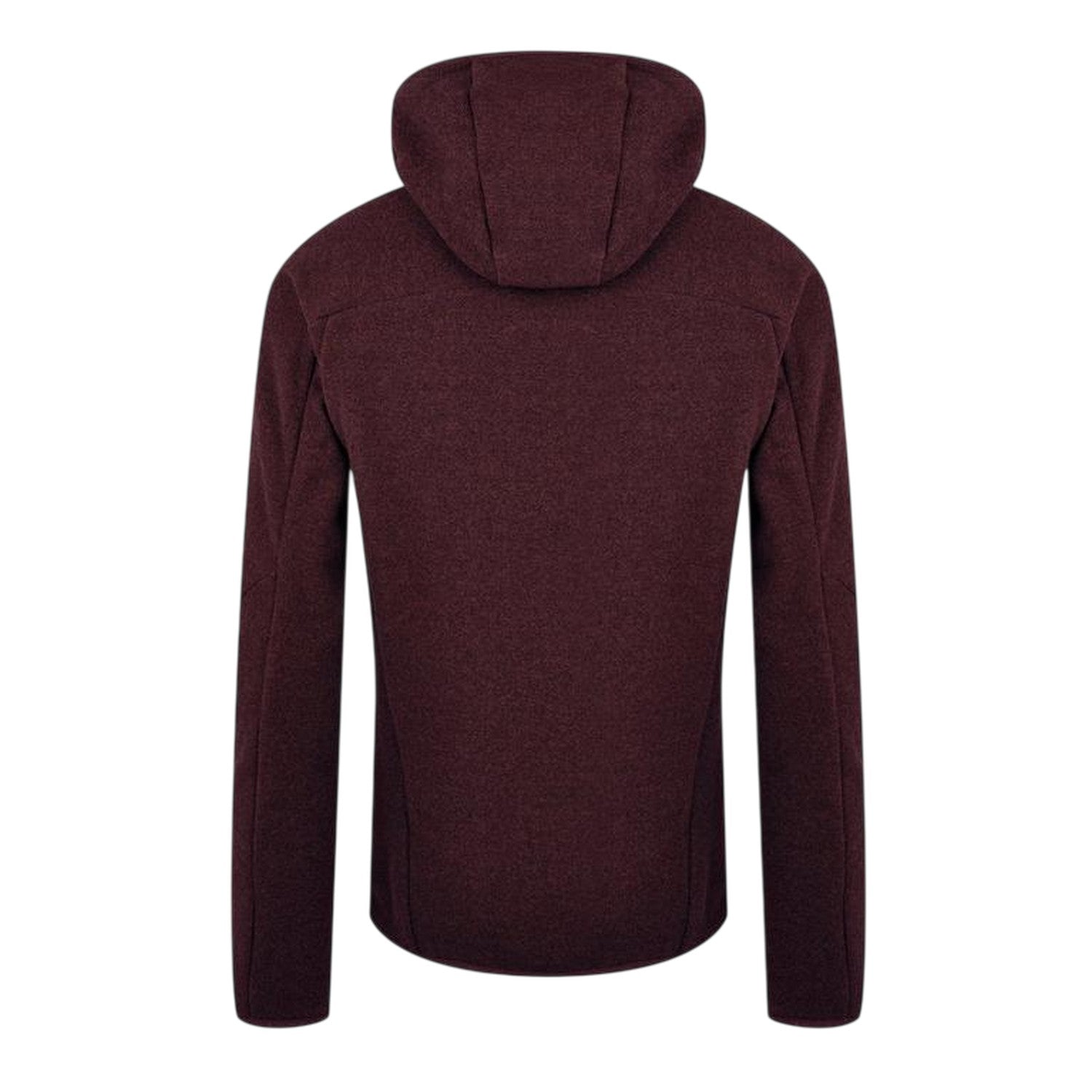 Red - Back - Fohn Mens Polartech Hoodie
