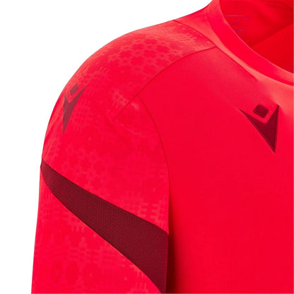 Red - Lifestyle - Macron Unisex Adult 25-26 Wales RU Rugby Shirt