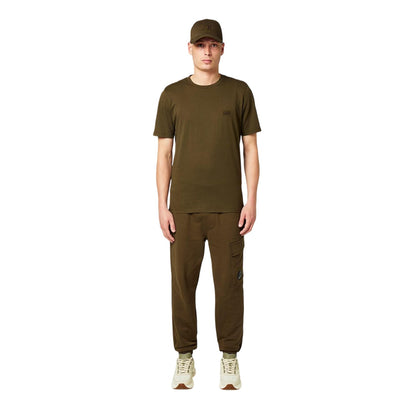 Ivy Green - Lifestyle - C.P. Company Mens 30-1 Tonal Logo Jersey T-Shirt