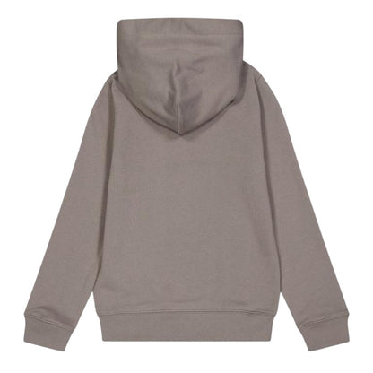 Granite Grey - Back - Calvin Klein Childrens-Kids Logo Regular Hoodie