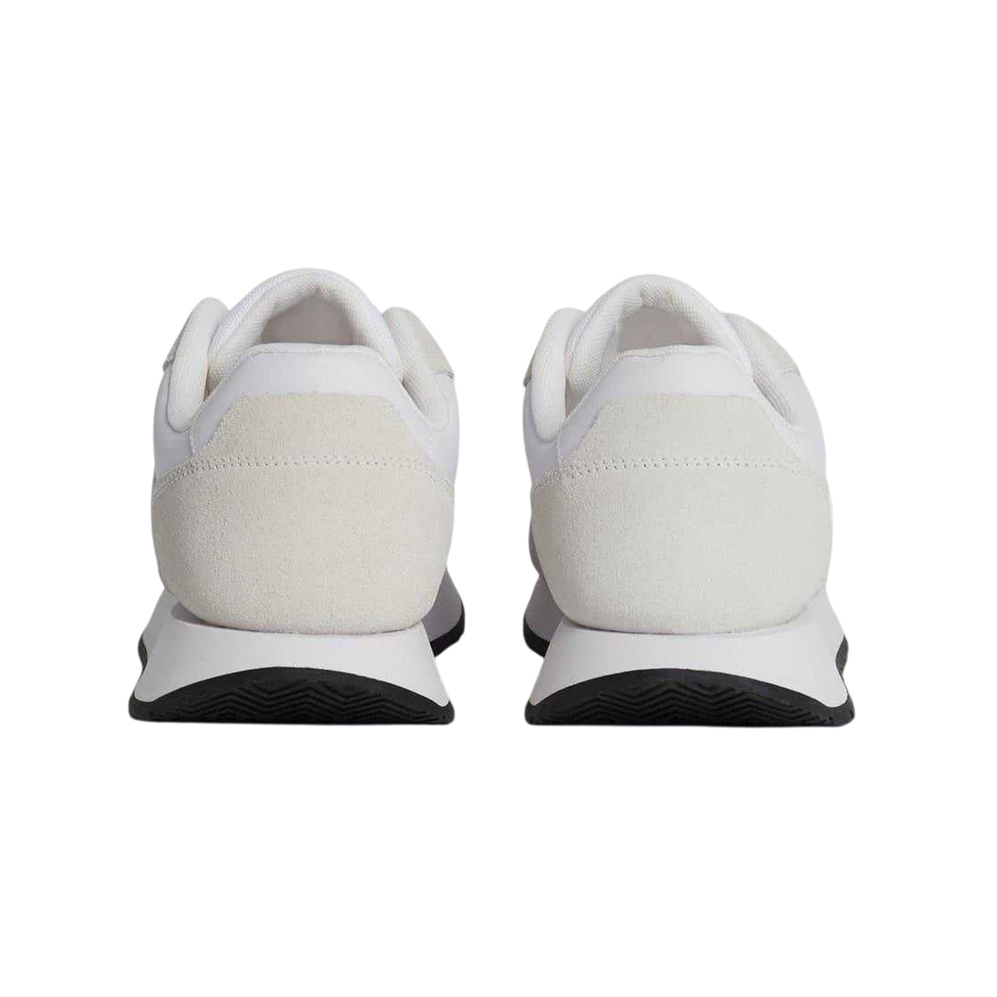 White - Back - Tommy Jeans Mens Modern Suede Trainers