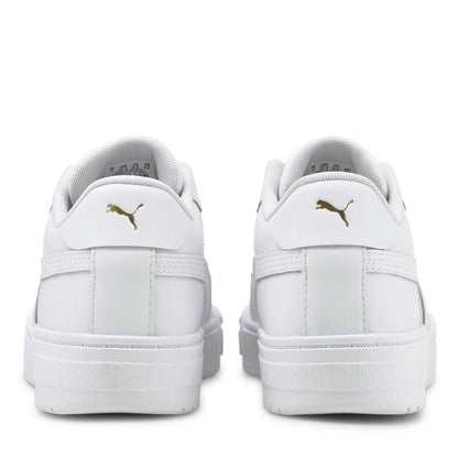 White - Pack Shot - Puma Womens-Ladies Ca Pro Classic Low Cut Trainers