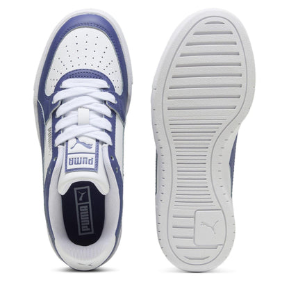 White-Navy - Close up - Puma Womens-Ladies Ca Pro Classic Low Cut Trainers