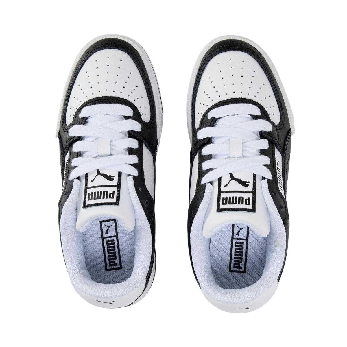 Black-White - Side - Puma Womens-Ladies Ca Pro Classic Low Cut Trainers