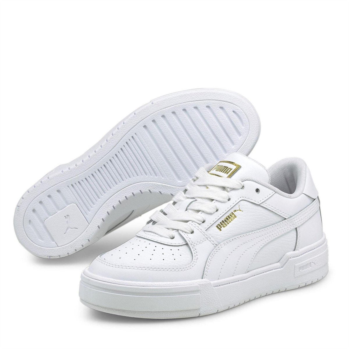White - Front - Puma Womens-Ladies Ca Pro Classic Low Cut Trainers