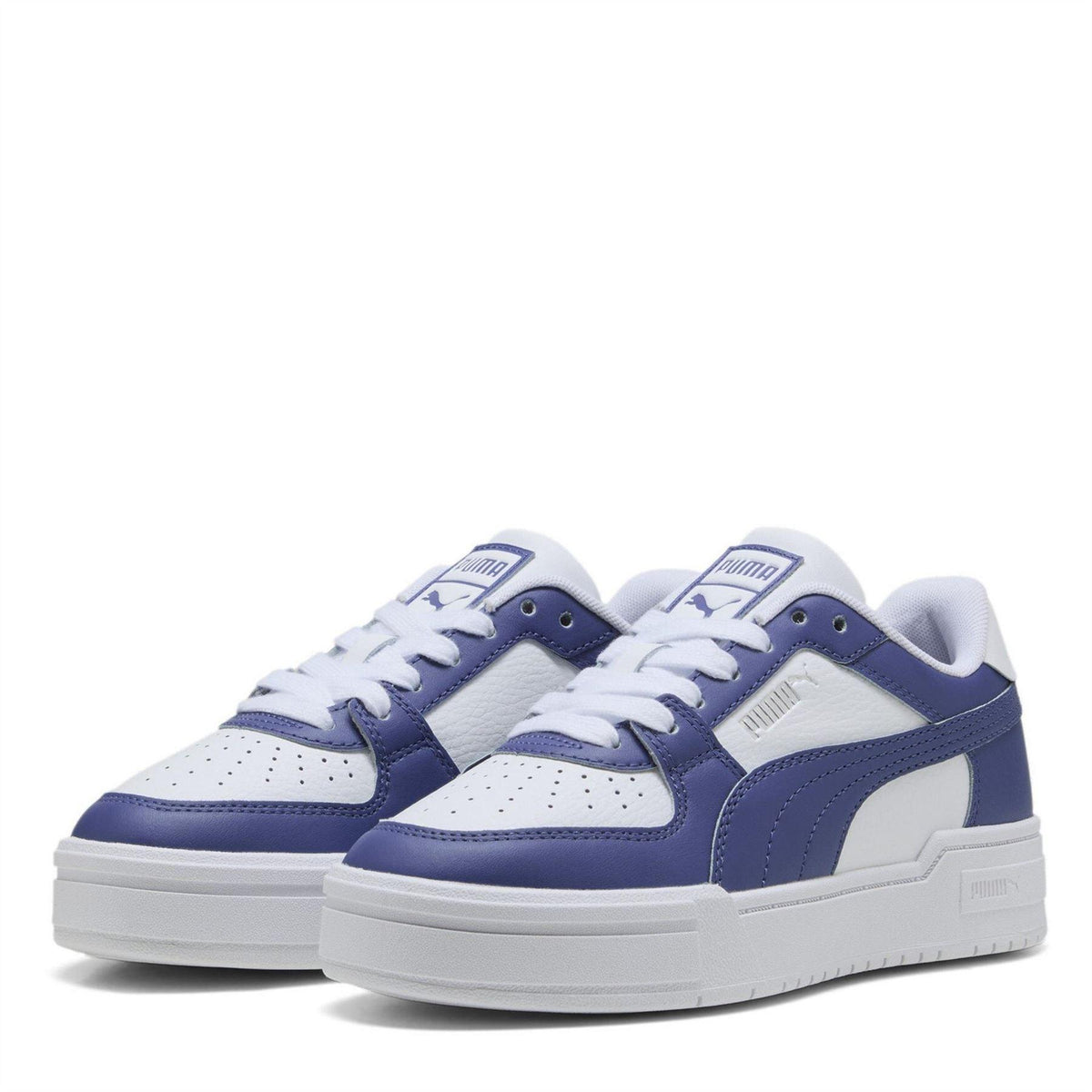 White-Navy - Front - Puma Womens-Ladies Ca Pro Classic Low Cut Trainers
