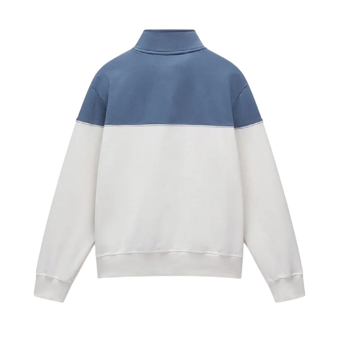 White - Back - Napapijri Mens Saturnia Colour Block Sweatshirt