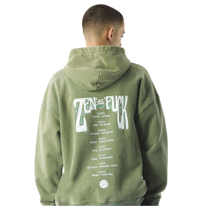 Green - Back - Pretty Green Mens Zen Relaxed Fit Hoodie