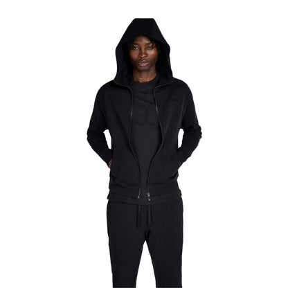 Black - Lifestyle - No Fear Mens Logo Cotton Full Zip Hoodie